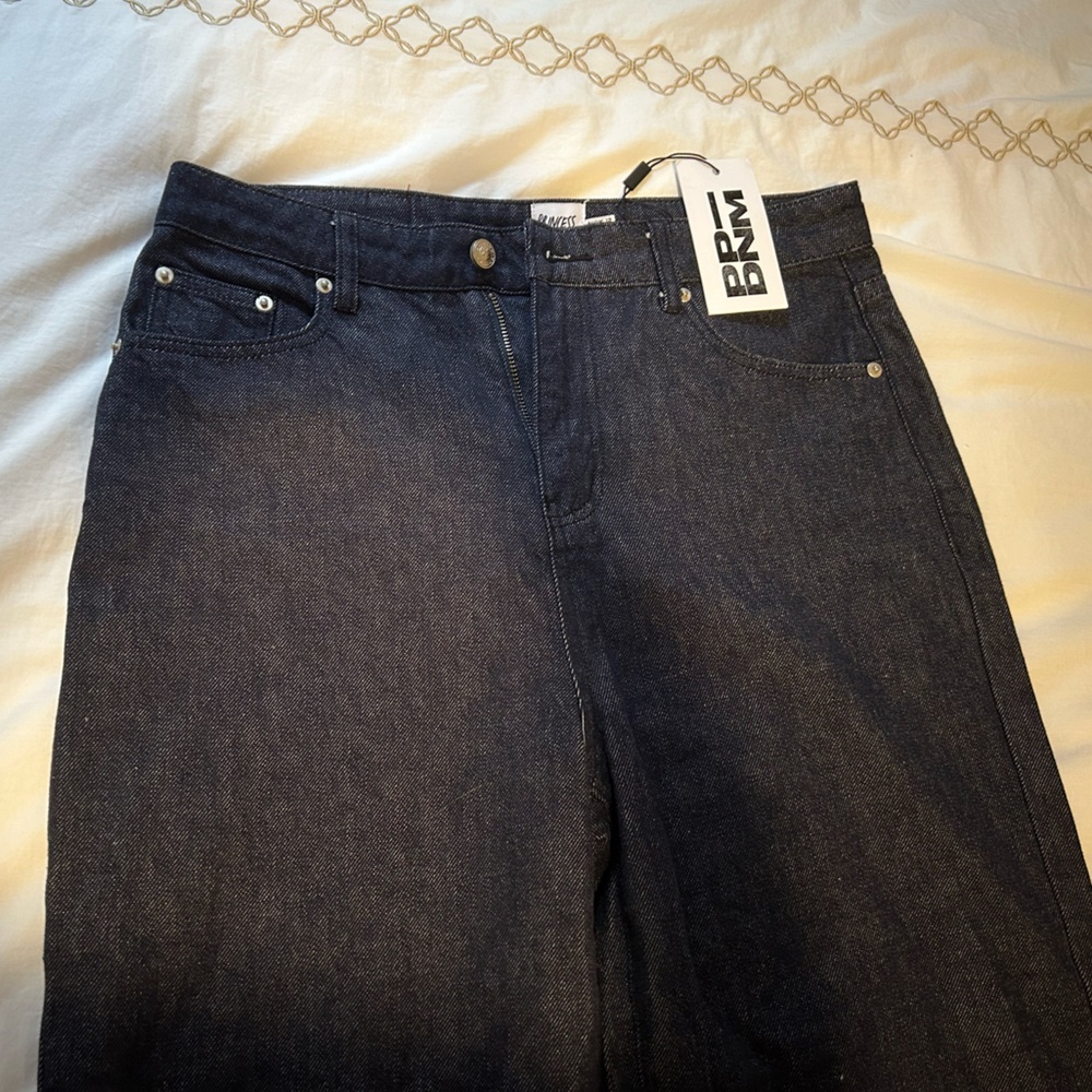 NWT Princess Polly Dnm Dark Blue Jeans, US 8
